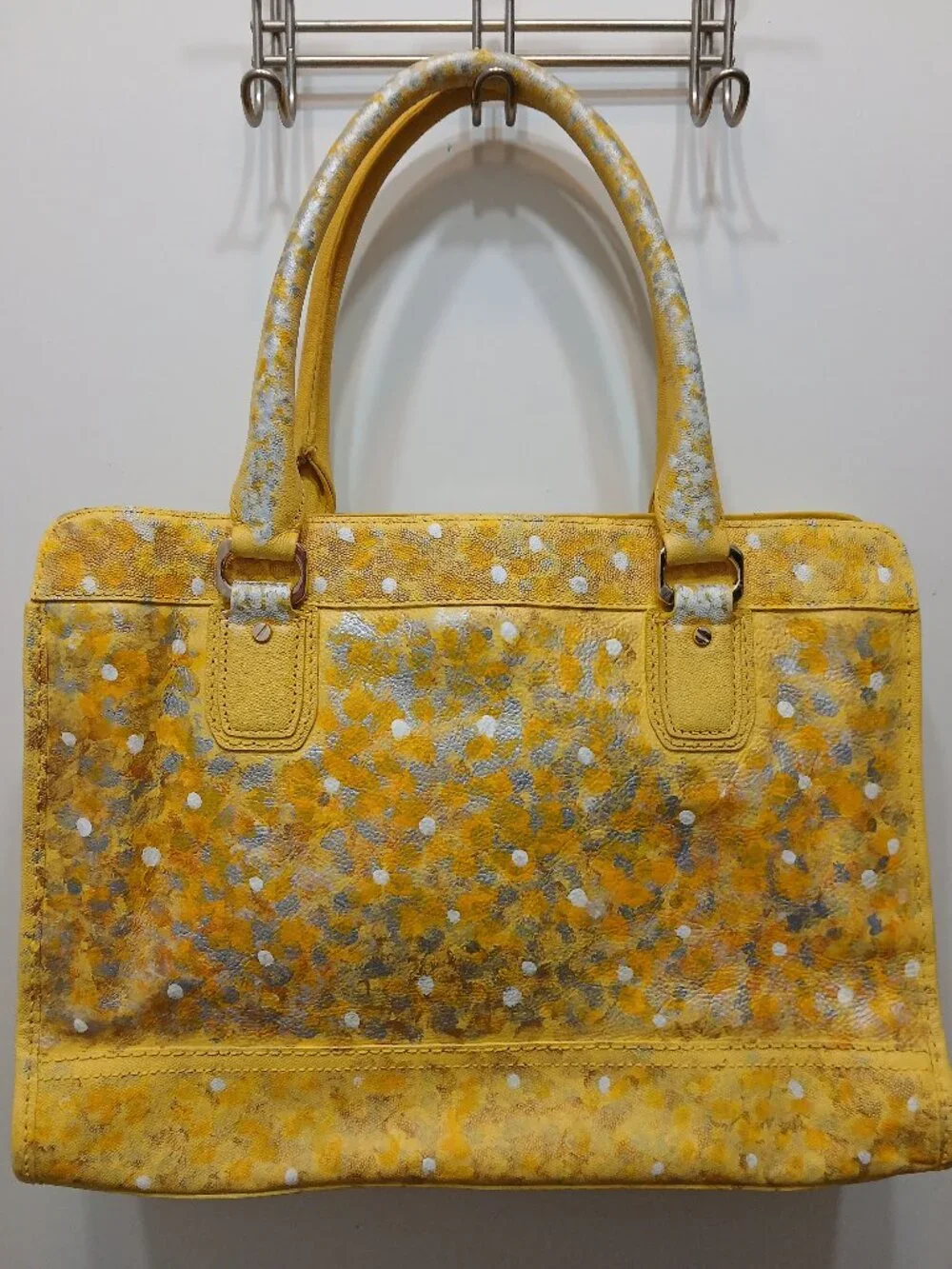 Cole Haan Hand Painted Leather Bag